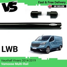 VAMOOSE MULTI AWNING RAIL LWB VAUXHALL VIVARO 2014-2019 CAMPER VAN C-TRACK BLACK