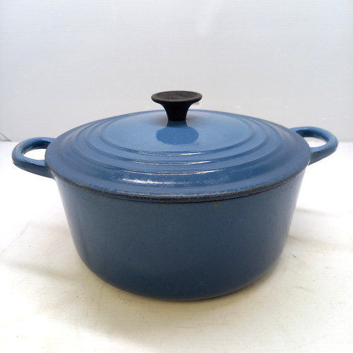 Creuset blue casserole dish - le,