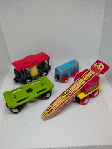 Wooden train set - wooden,