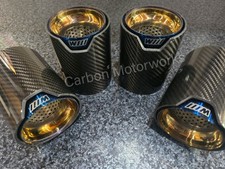 4 x Bmw Exhaust Tips Burnt
