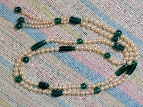 Vintage cultured pearl - vintage,