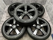 22" DEFENDER 2022-2025 L663 110 5098 genuine black wheels continental tyres x5