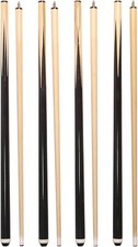Set of 4 Pool Cues 58″