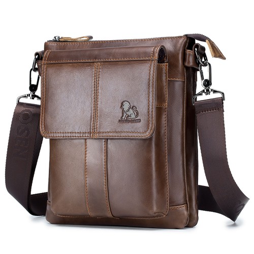 Retro men genuine leather - retro,
