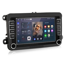 For VW Touran Golf Android 13 Car Stereo Radio GPS Sat Nav DAB+ CarPlay BT 64GB 