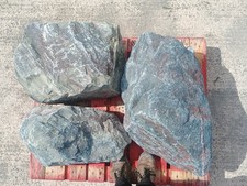  3 Large Granite Garden Rocks