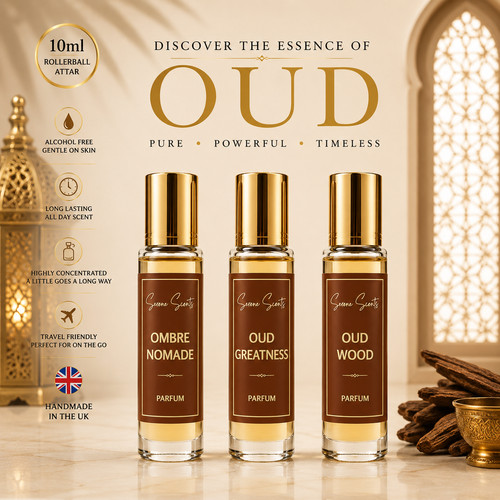 Oud perfume oil - oud, rollerball