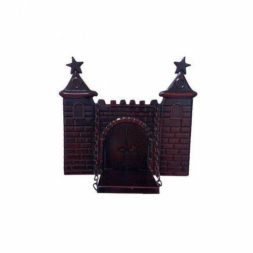 Castle candle holder wrought - candle,