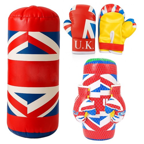 Kids punching bag with gloves - punching,