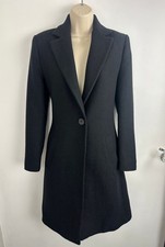 Zara Black Long Coat Shoulder