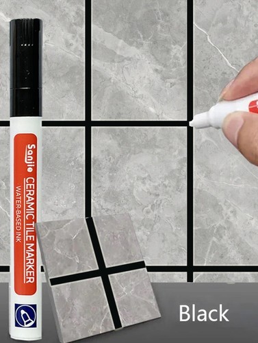 Grout pen black anti - black, mould