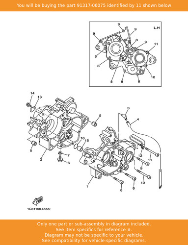 Yamaha bolt hex - yamaha, head