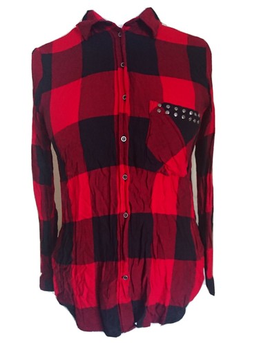 Zara women red checked shirt - zara,