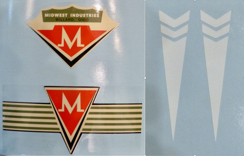 Decal set for vintage antique