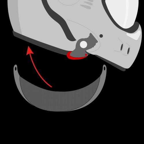 Boxer helmet neck cover - v8,