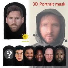 Realistic 3D Face Mask Full