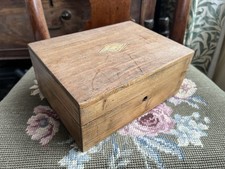 Antique Pine Writing Slope Box