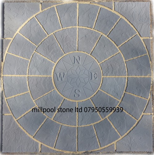 Charcoal compass rotunda - compass,