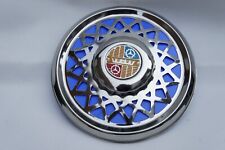 VESPA GS VBB VBC  8" Chrome SPARE Wheel Cover Trim Blue