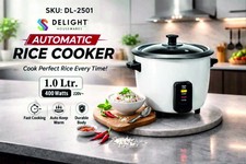 Electric Rice Cooker 1.0 Litre