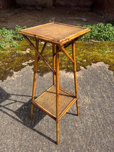 Antique bamboo jardiniere - antique,