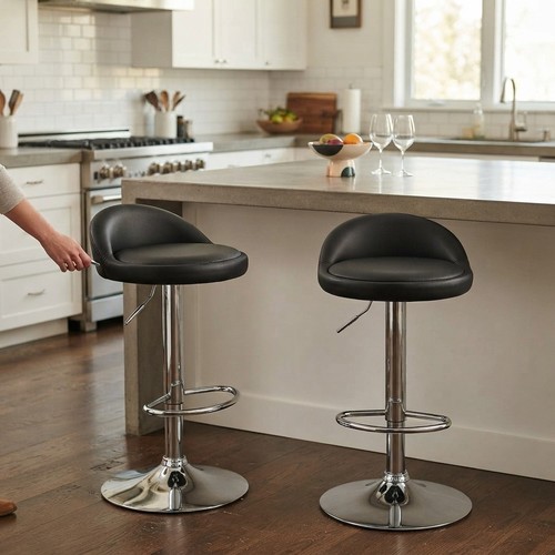 Modern pub bar stools set - bar, 2