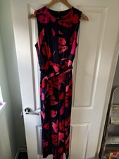 Phase Eight Navy Floral Jumpsuit – Size 12, Excellent Condition