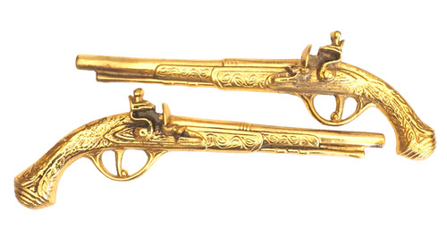 Vintage pair large - vintage, brass