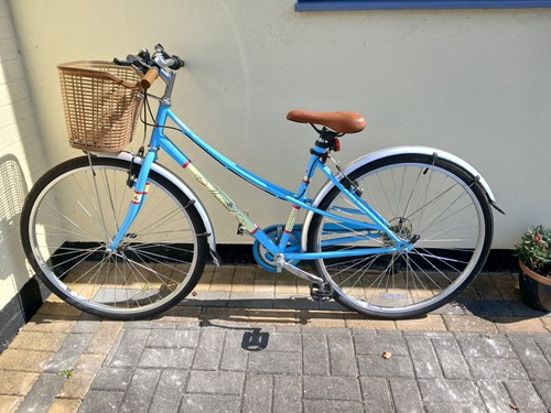 Ladies bicycle with basket - bicycle,