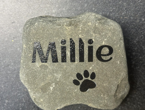 Dog cat memorial pet - dog, stone