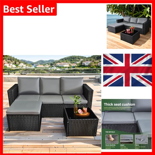 Rattan garden furniture set - rattan,