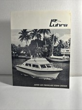 1970 HENRY LUHRS SEA SKIFFS INC. BOATING 320 FIBERGLASS SEDAN CRUISER ORIGINAL