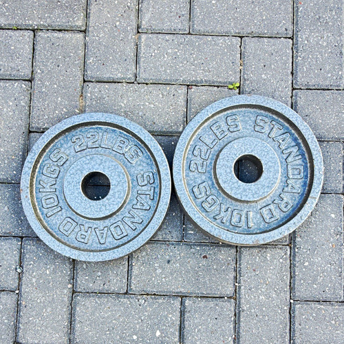 22lb 10kg grey - 2x,
