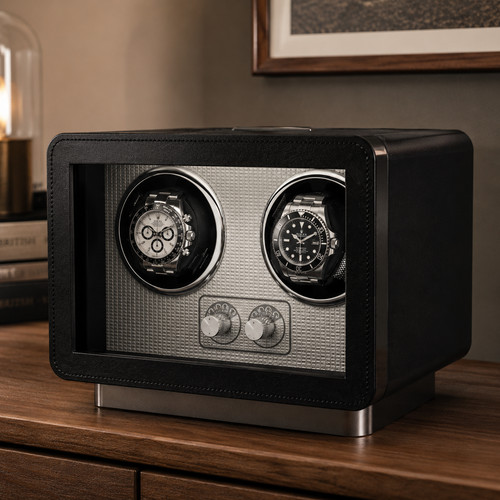 Black double automatic - black, watch