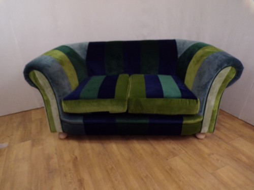 Multicoloured velvet - multicoloured,