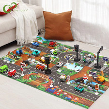 Baby City Road Play Mat Carpet Map Traffic Signs Crawling Game Back to School