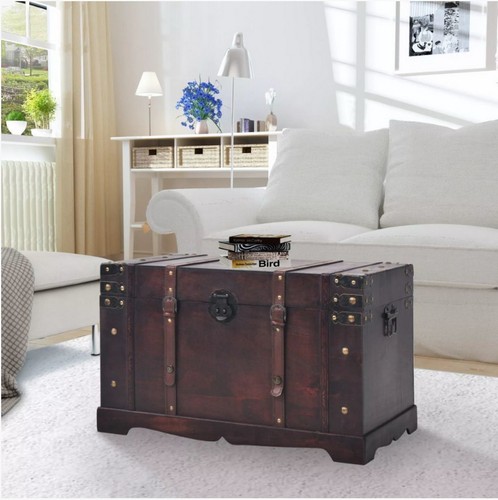 Wooden storage chest - wooden,