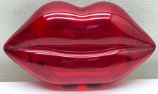 Lulu Guinness red transparent