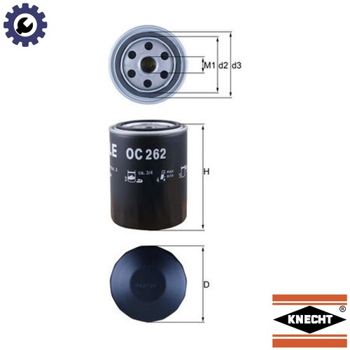 Oil filter 262 for vw - oil,
