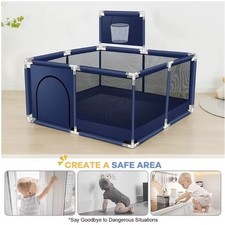 Square Baby Playpen Large