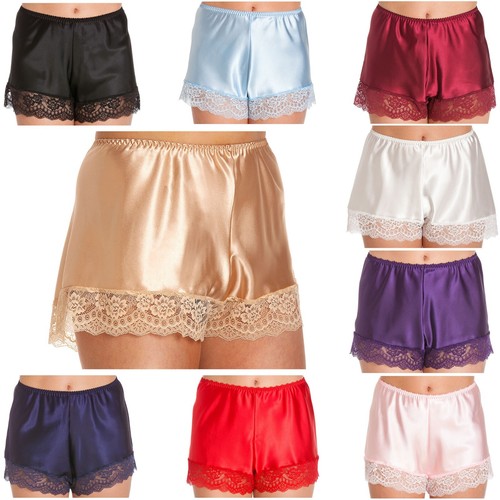 Satin french knickers with - french,