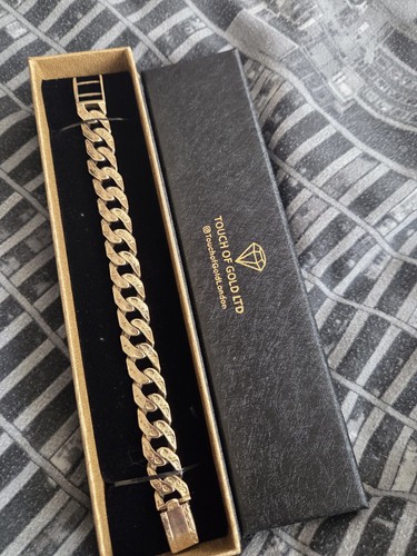 9ct gold curb - , link