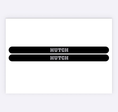 Hutch crank decal stickers - decal,