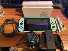 Nintendo Animal Crossing Switch Console + Accessories and Extras