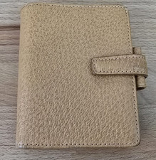 Rare Filofax Pimlico Mustard Leather Mini Ring Organiser - Immaculate condition!