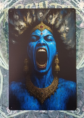 Screaming hindu goddess kali - screaming,