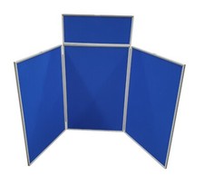 Table Top Folding Display Poster Boards - 3 panel kit with free carry.