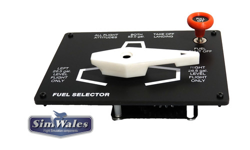 Cessna 172 style fuel selector - cessna,
