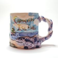 Canary Island 3D Mug Fun Mug With Gecko And Beach Scenes