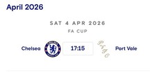 4/4/2026 FA CUP QUARTER FINAL